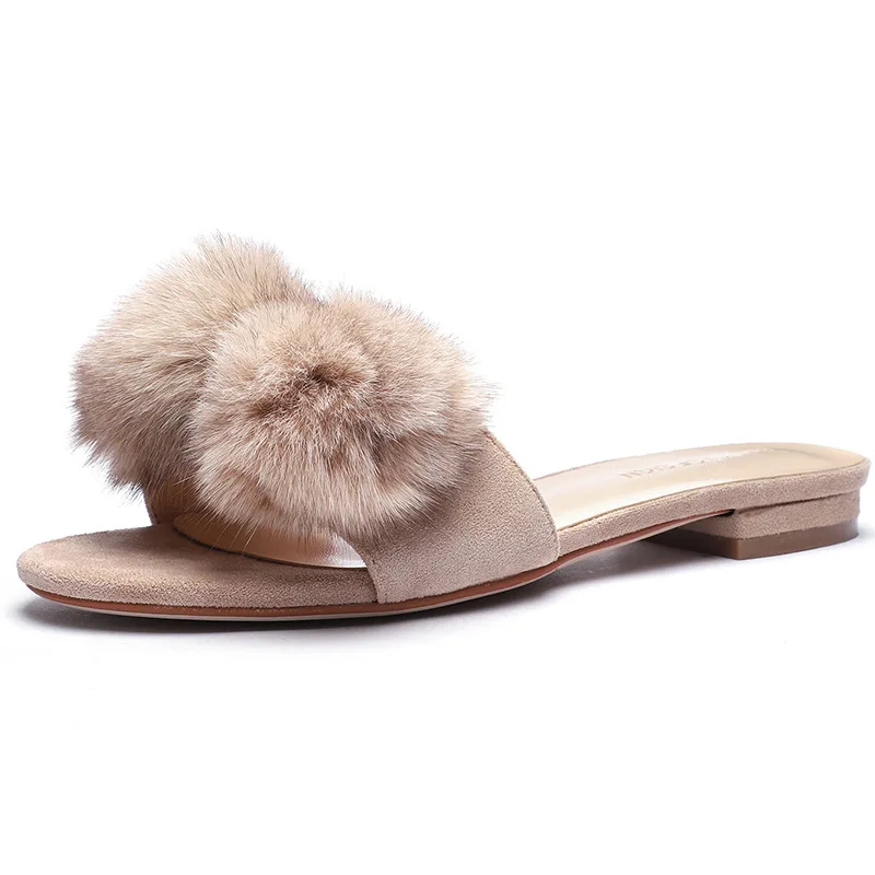 Женские шлепанцы Сандалии на плоской подошве Сезон лето Коллекция 2020 года