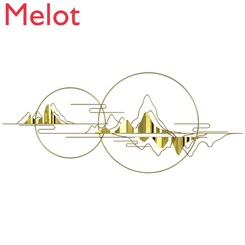 

New Chinese Style Affordable Luxury Style Decorative Landscape Classic Wall Hanging Creative Pendants Background Wall Pendant