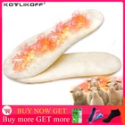 Теплые стельки KOTLIKOFF с подогревом, стельки для обуви, зимние толстые теплые стельки, кашемировые теплые стельки, зимние сапоги, меховые стельки, подушечки