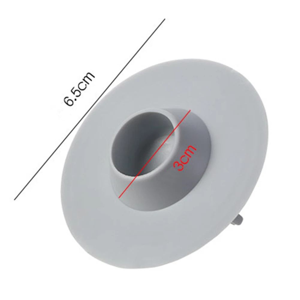 

Silicone Drain Plug Kitchen Filter Odor-proof Stopper Cover With Handle Hair Stopper For Bathroom Kitchen Sink Bathtub Parts