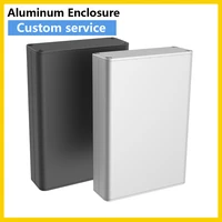 diy electronic aluminum enclosure black metal box electronic diy instrument case h07 7125 5mm