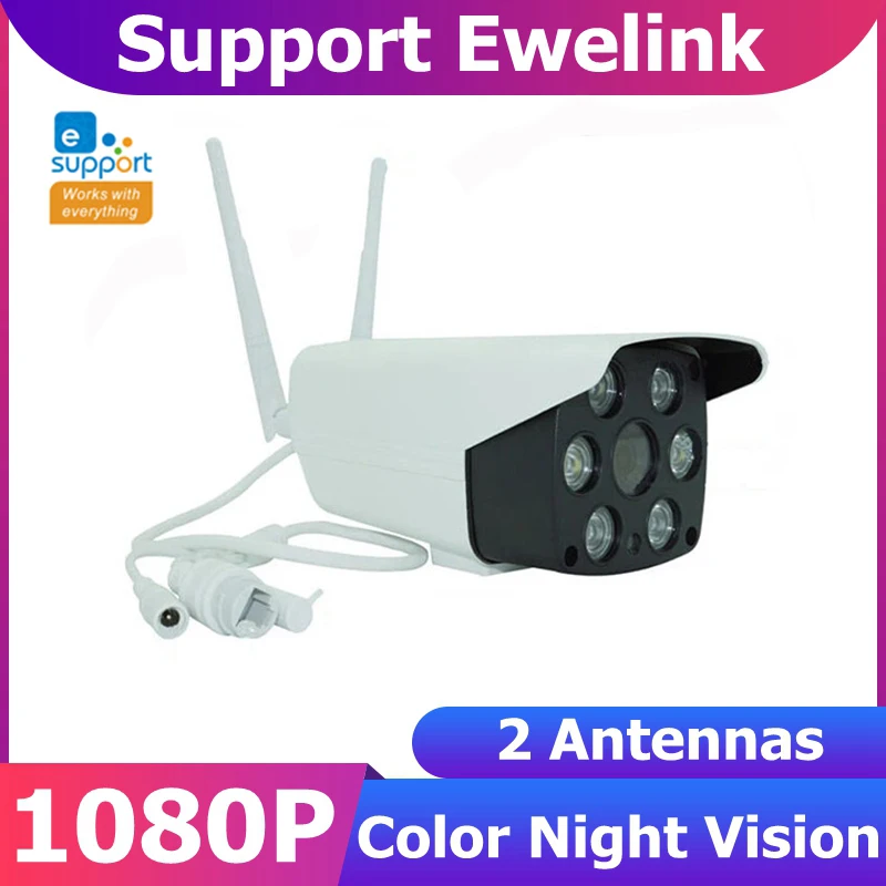 GUUDGO 1080P IP Камера Wi-Fi Беспроводной открытый Ночное Видение безопасности дома Камера Видео видеонаблюдения Камера s Поддержка Ewelink