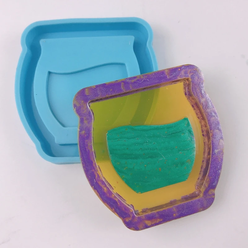 

Shaker Quicksand Epoxy Resin Mold DIY Crafts Jewelry Decorations Casting Mold Pendant Silicone Mould