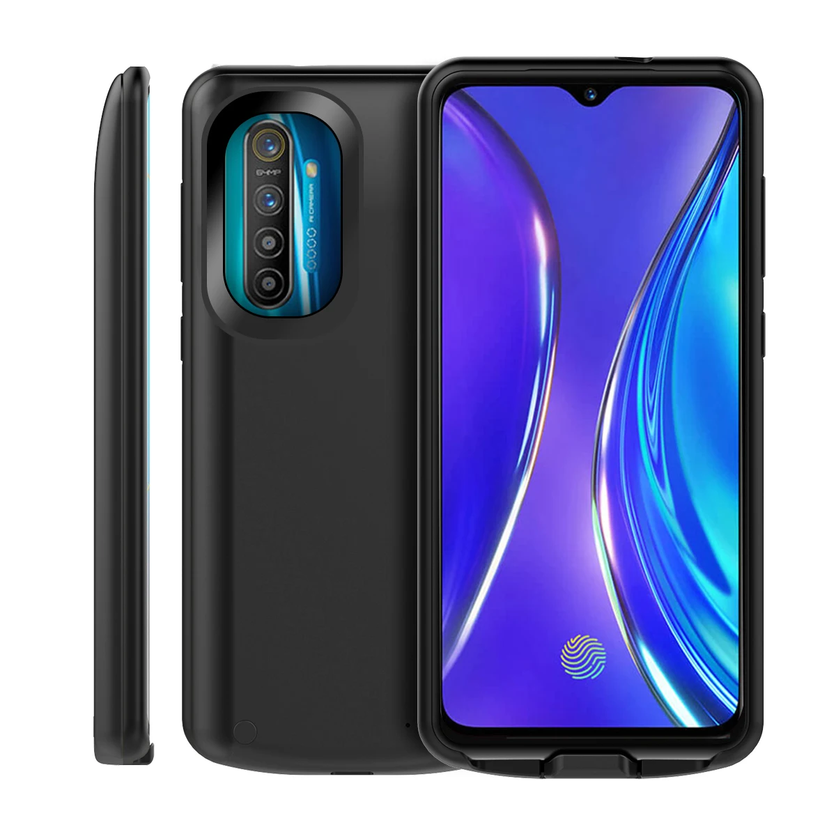 Realmex2 Чехол для зарядного устройства 6500 мАч для Oppo Realme X2 Расширенный резервный внешний аккумулятор чехол для аккумулятора для Realme X2 Pro Чехол Для Телефона - Цвет: Realmex2