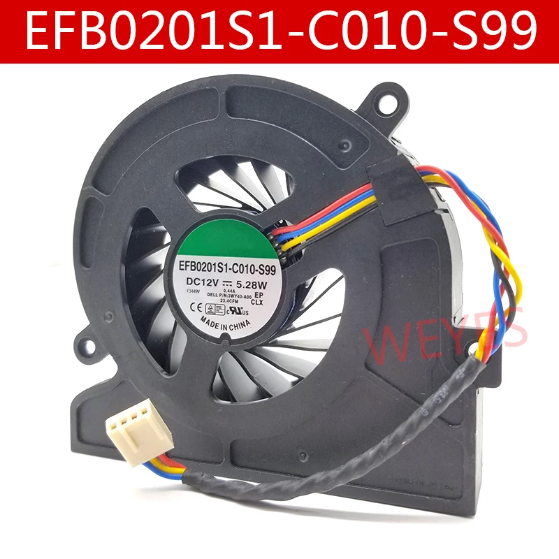 Оригинальные новые для EFB0201S1 C010 S99 AC/DC 12V 5 28 W 4 проводной Сервер охлаждающий
