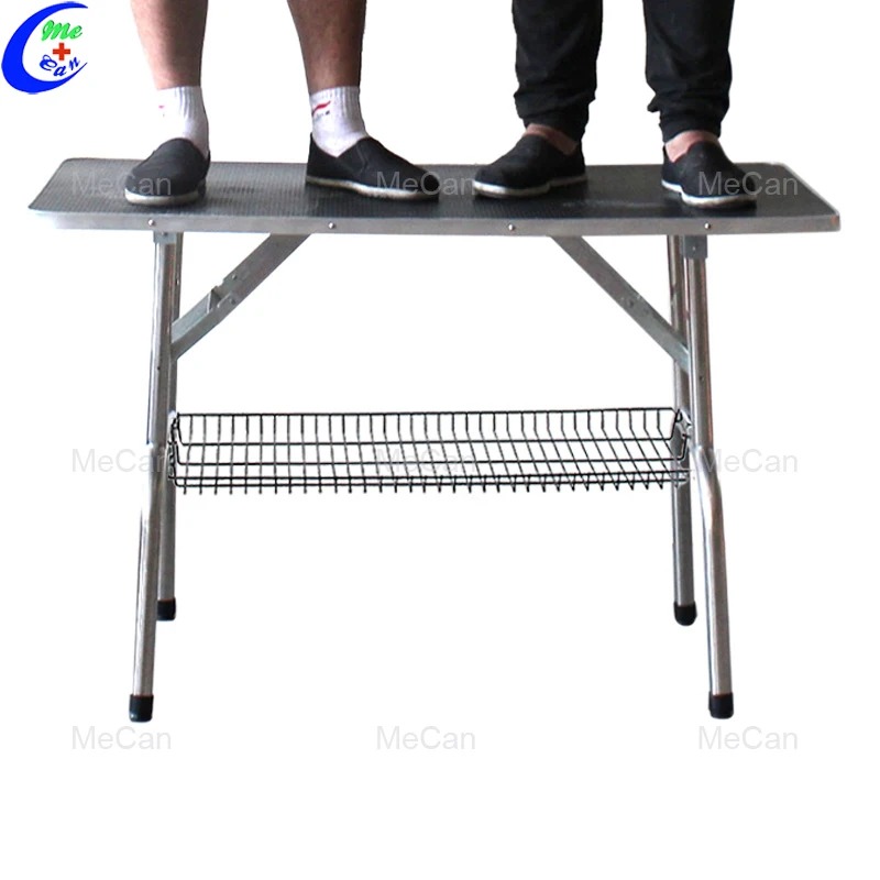 

Stainless steel portable collapsible pet dog grooming table pink