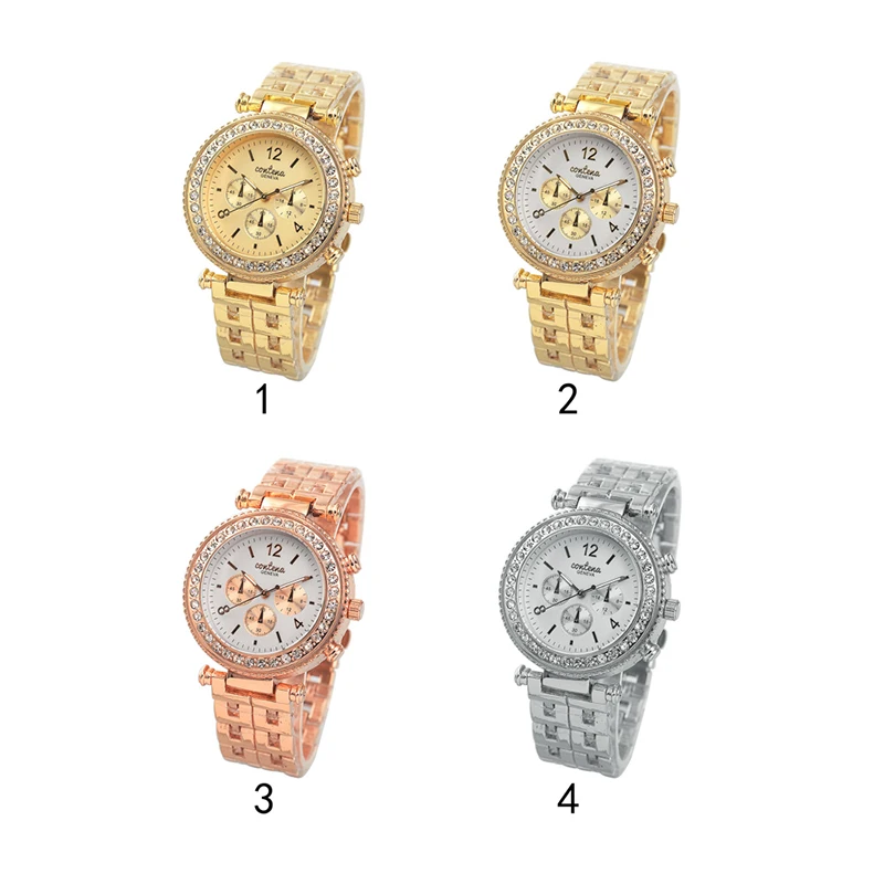 Женские кварцевые часы с браслетом из розового золота|Женские часы-браслеты| |