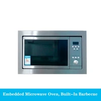 large capacity household non fingerprint mechanical stainless steel embedded microwave light wave barbecue