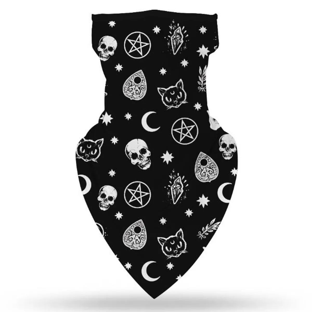 

Unisex Neck Tube Scarf Bandana Head Face Cover Neck Gaiter Ear Loops Headwear