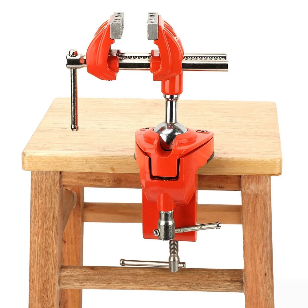 

70mm Bench Vice Small Mini Universal Clamp-on Bench Vise Small Vise All-Steel Heavy-Duty Household Carpenter's Bench (1 Set)