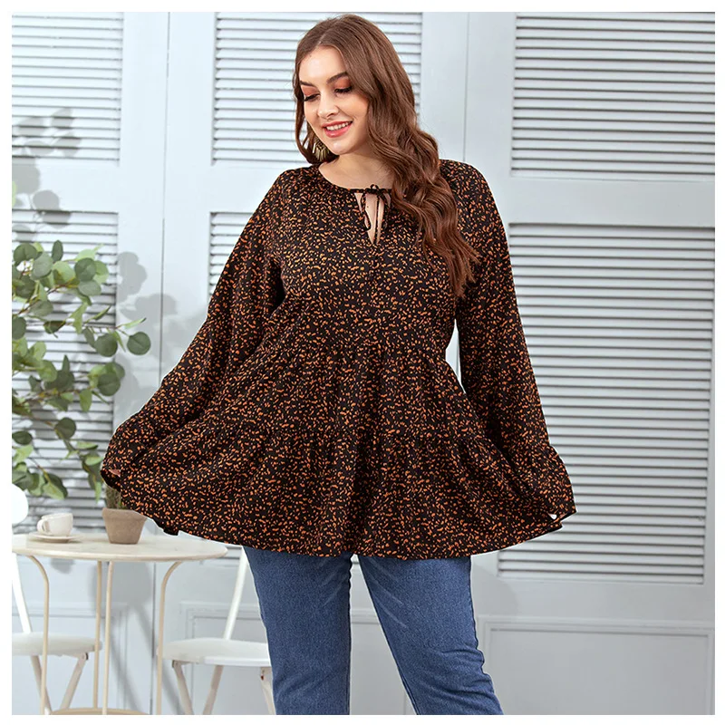 

Floral Dresses Summer 2021 Ladies Plus Size Women Clothing Oversized Elegant Casual Women's Dresses Commute Cotton Large Size