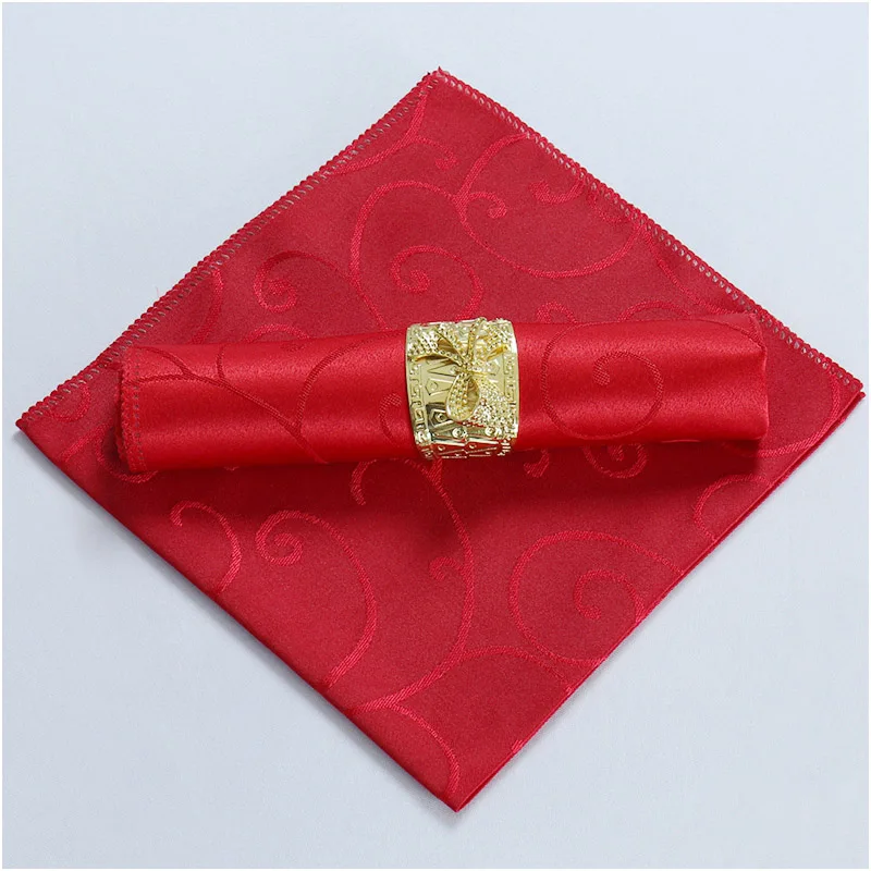 Модные столовые салфетки льняной носовой платок из полиэстера вечерние