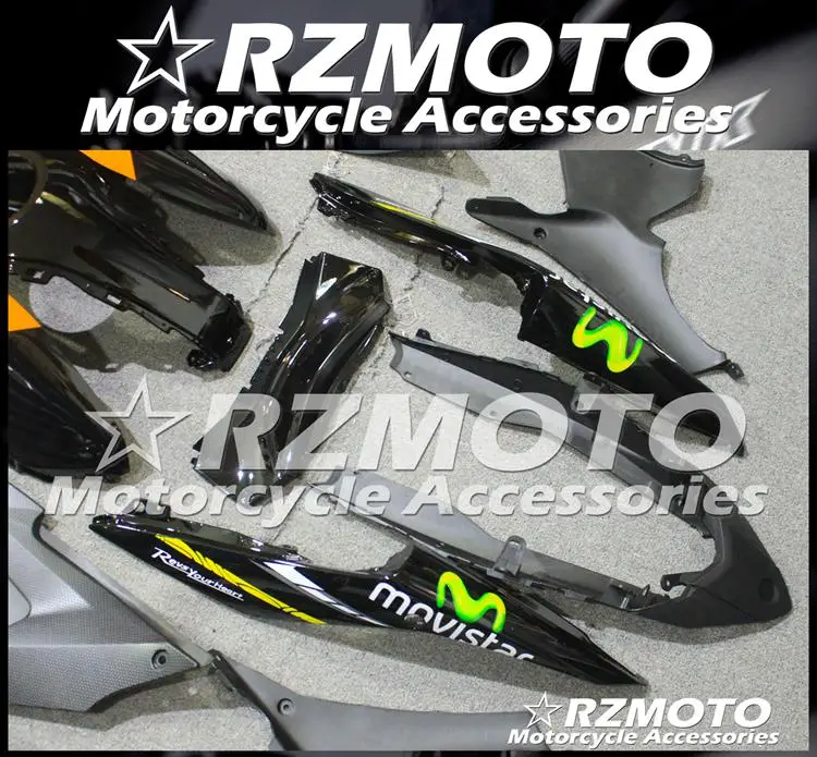 

New ABS motorcycle Fairings Kit Fit For Yamaha YZF R3 2015 2016 2017 R25 2015 2016 2017 Bodywork set Custom Rainbow Movistar
