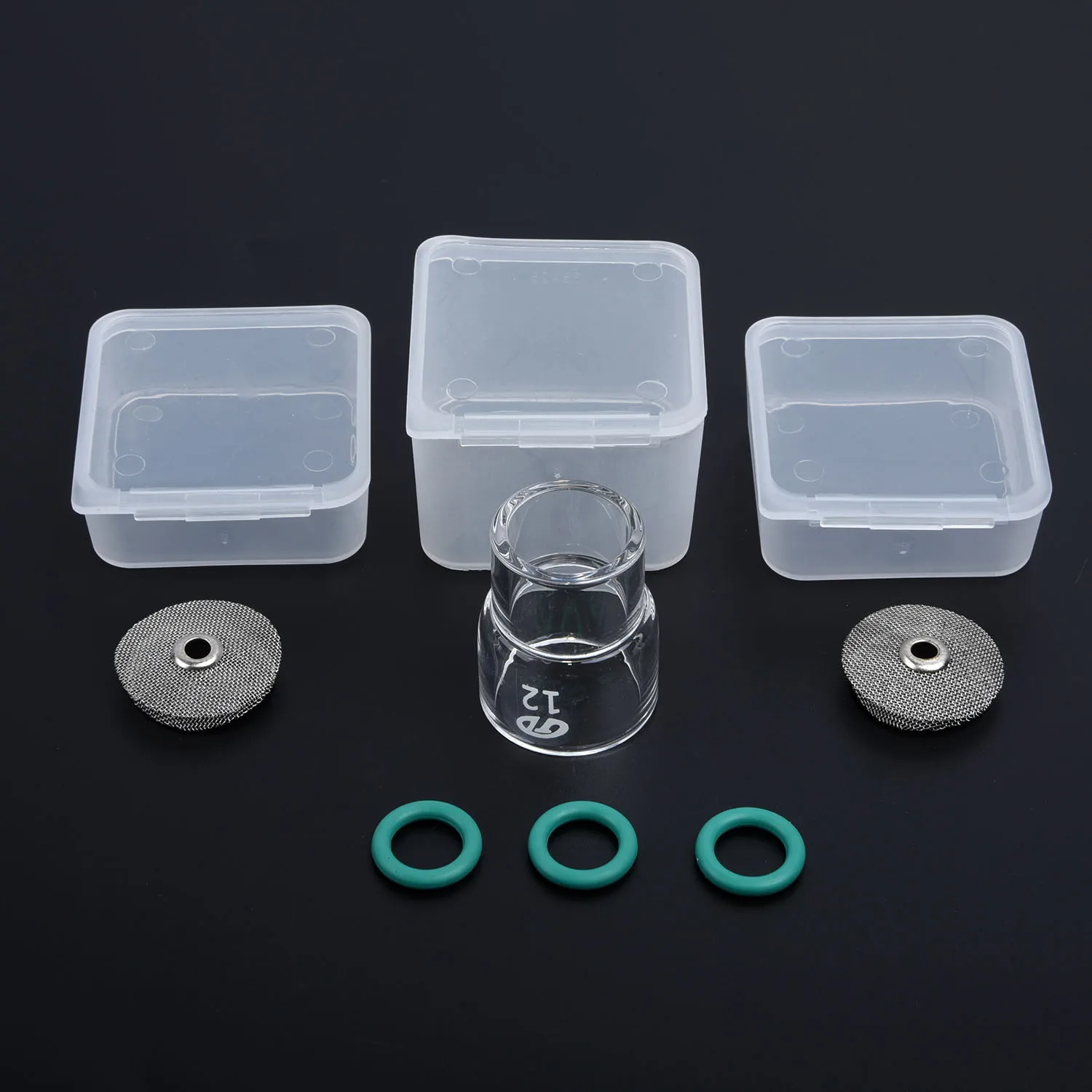 Сварочные комплекты из прозрачного стекла для сварочных работ чашка пирекс 6x #12