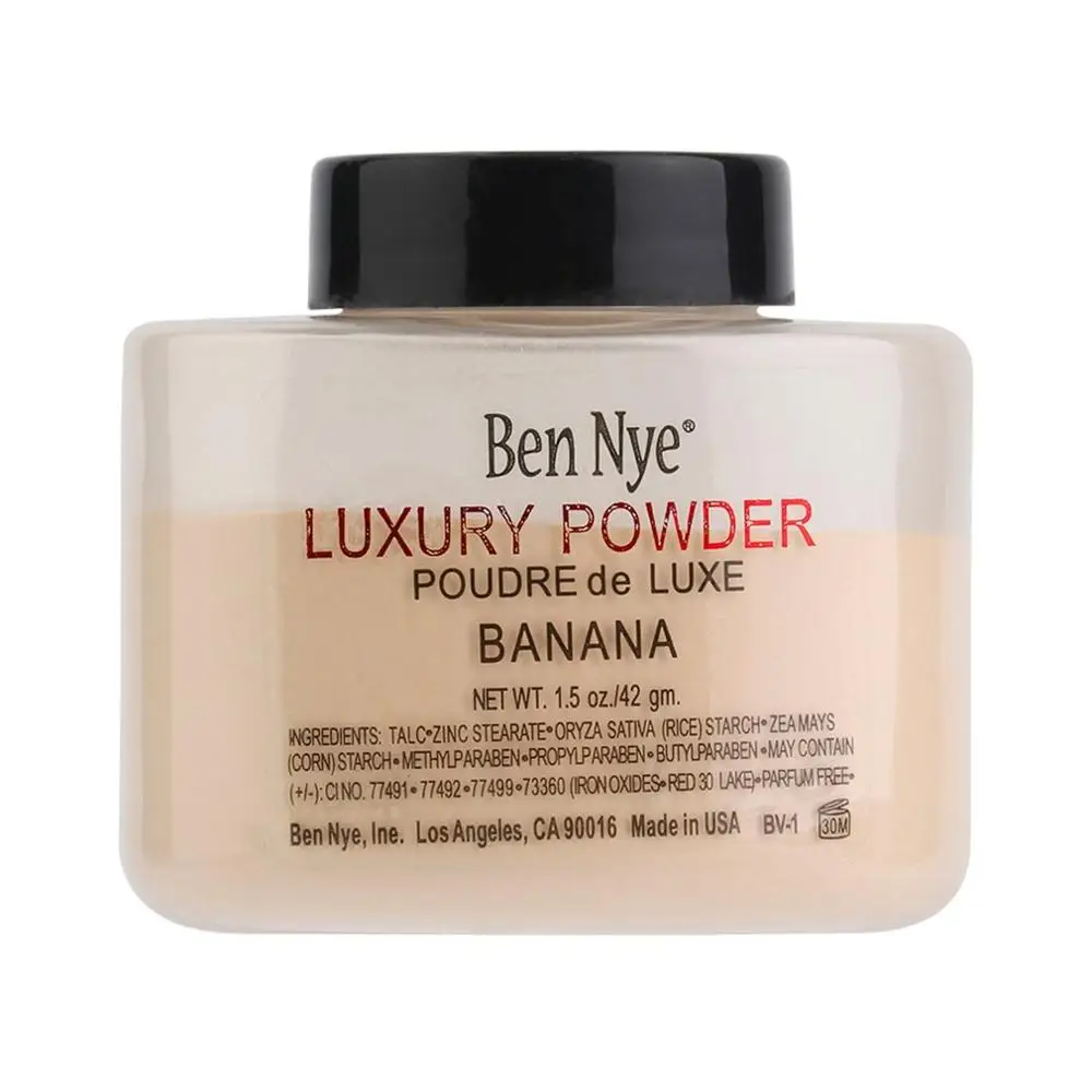

Trendy Products Luxury Banana Powder Bottle Face Makeup Powders Facial Contour Brighten Setting Powder Cosmetic Foundation
