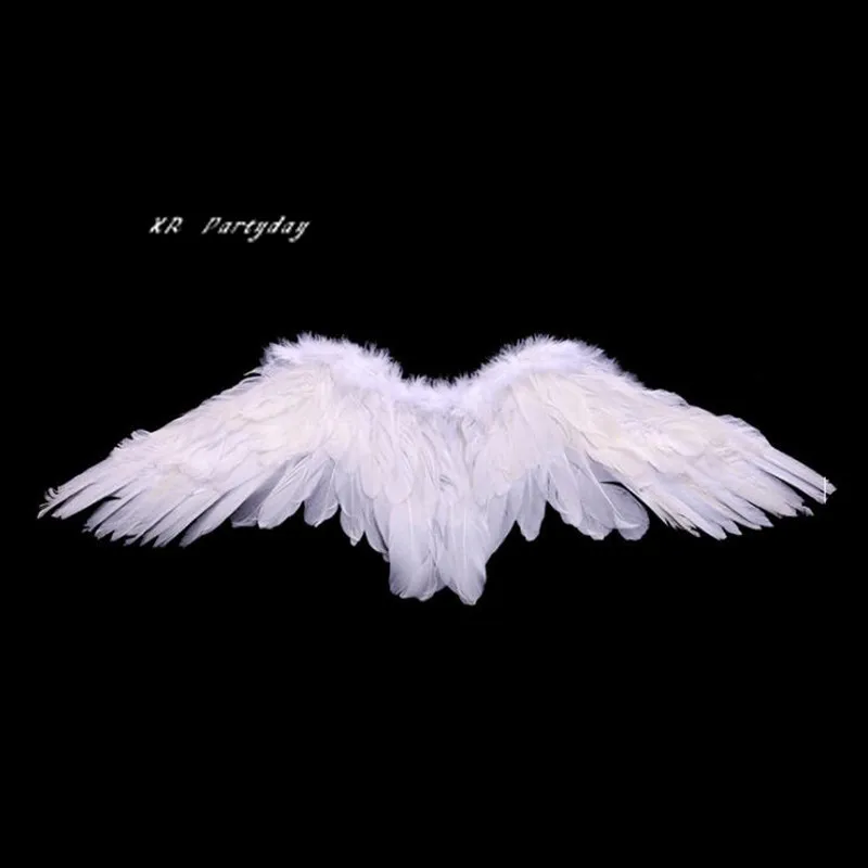 Black White Feather Angel Wing Child Adult Cosplay Show Costume Prop Wedding Party Halloween Christmas Navidad Decorations