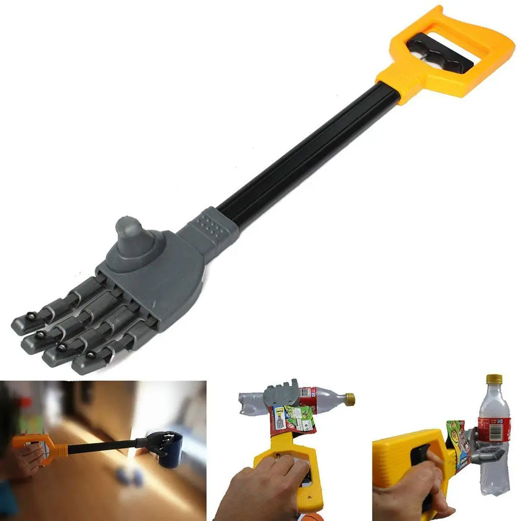 55CM Robot Telescopic Claw Hand Grabber Stick Kid Boy Toys Wrist Strengthen DIY Grab Plastic Baby Action Toy Parts | Игрушки и хобби