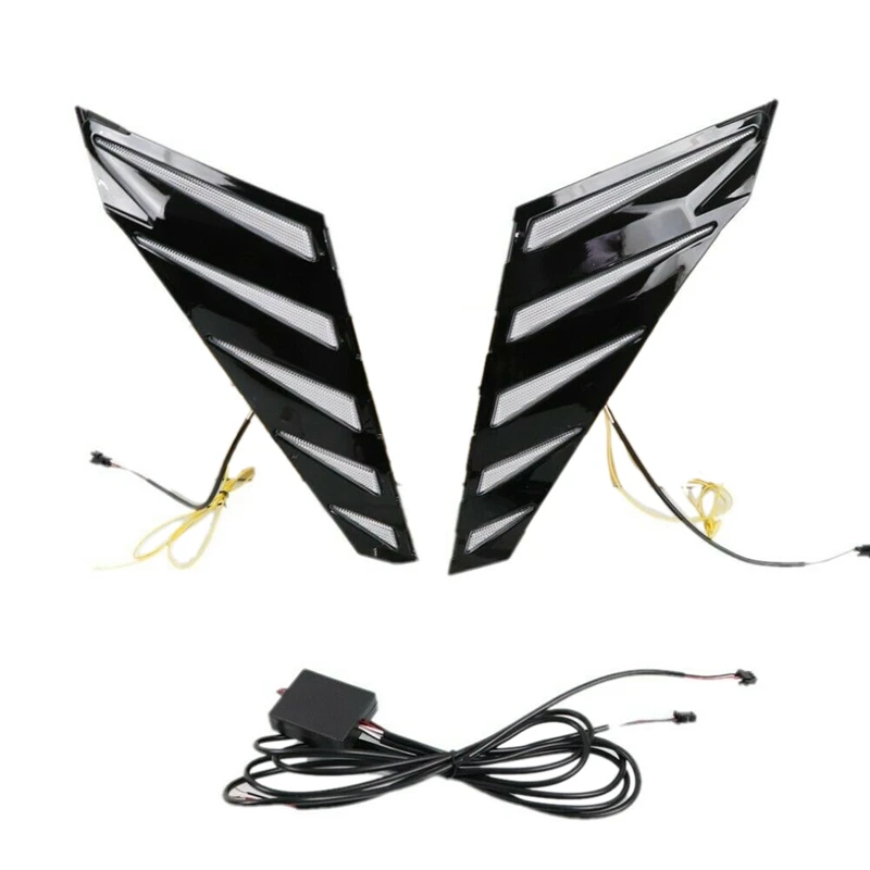 

Автомобильные передние светодиодсветодиодный дневные ходовые огни, дневные ходовые огни, сигналы поворота, ночные дневные ходовые огни дл...