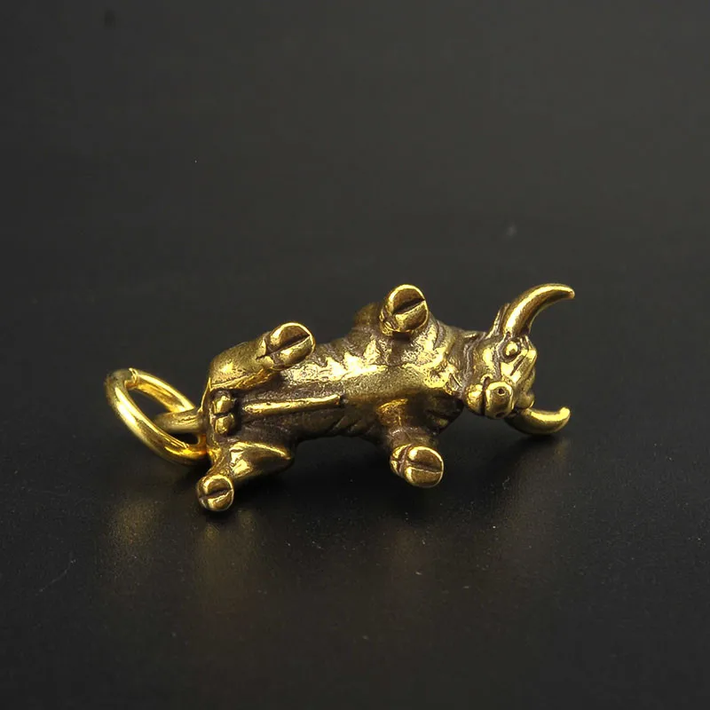 Винтажные латунные подвески из чистой меди для улицы на удачу богатство