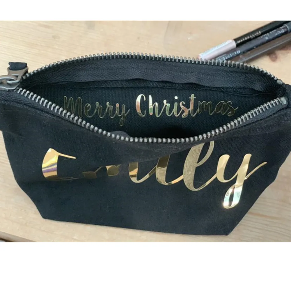 Персонализированная сумка для подружки невесты золотого цвета подарочные