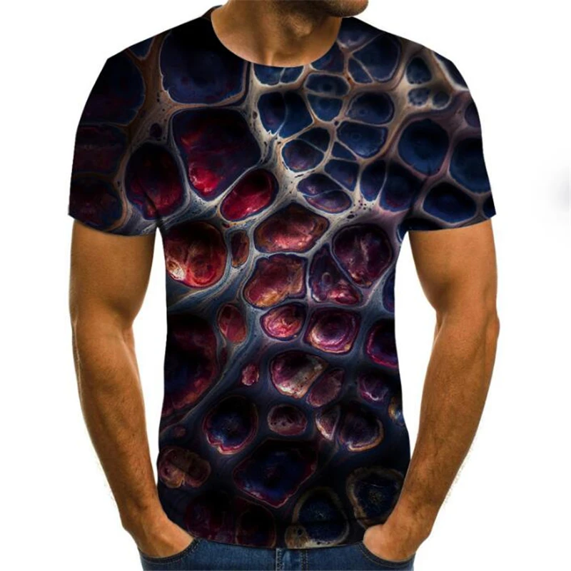 

Футболка с 3D-принтом для мужчин и женщин, Модный свитшот в стиле хип-хоп, топ с коротким рукавом и круглым вырезом, лето