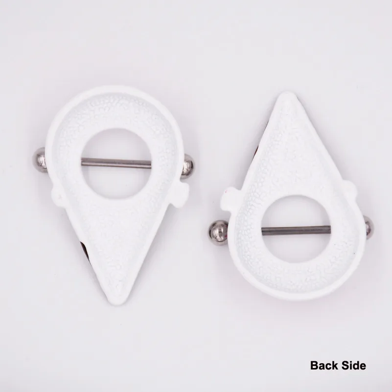 Кольцо для сосков Lick Me мороженое конус или кристалл Shield Kiss me хирургическая сталь