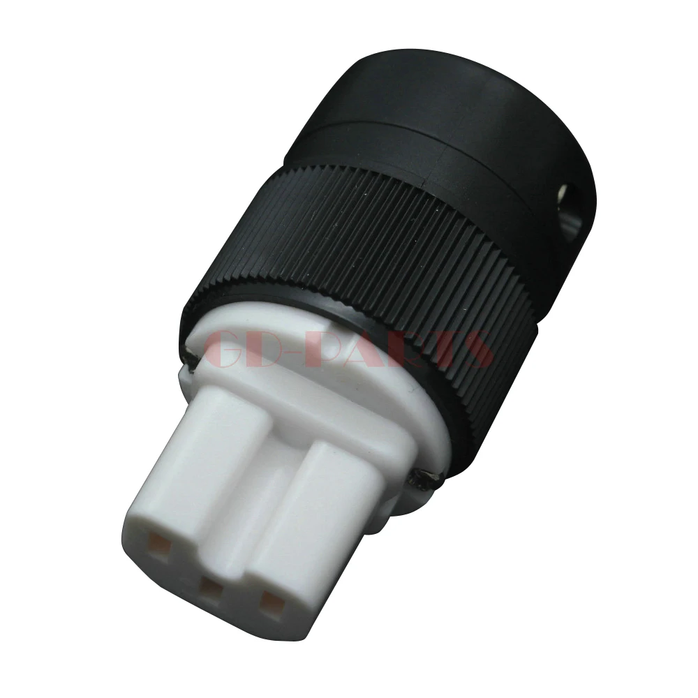 1 шт. позолоченный американский женский сетевой шнур питания переменного тока