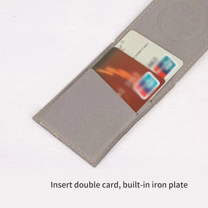 Держатель для мобильного телефона с многофункциональным кожаным держателем на