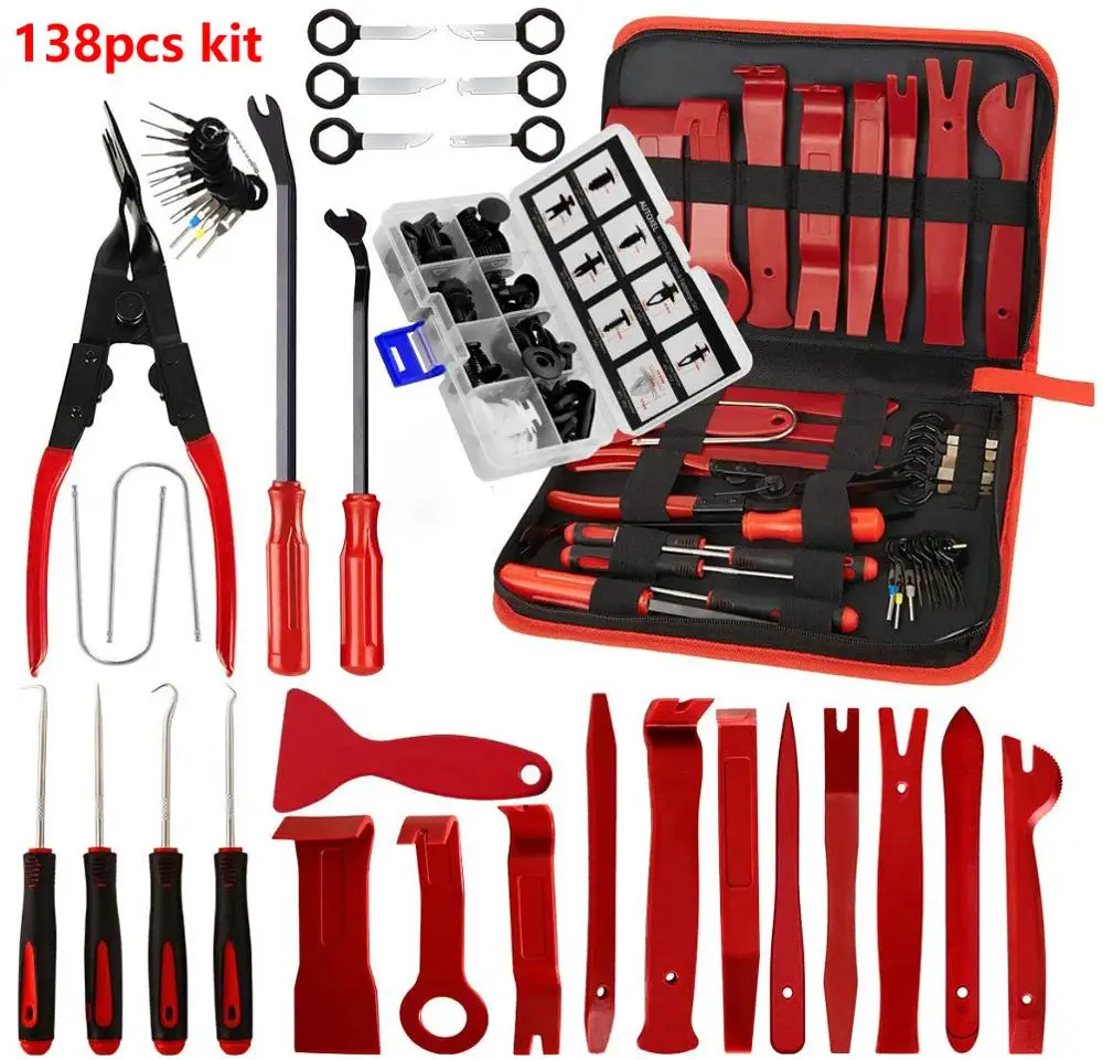 Универсальный набор инструментов для демонтажа приборной панели автомобиля