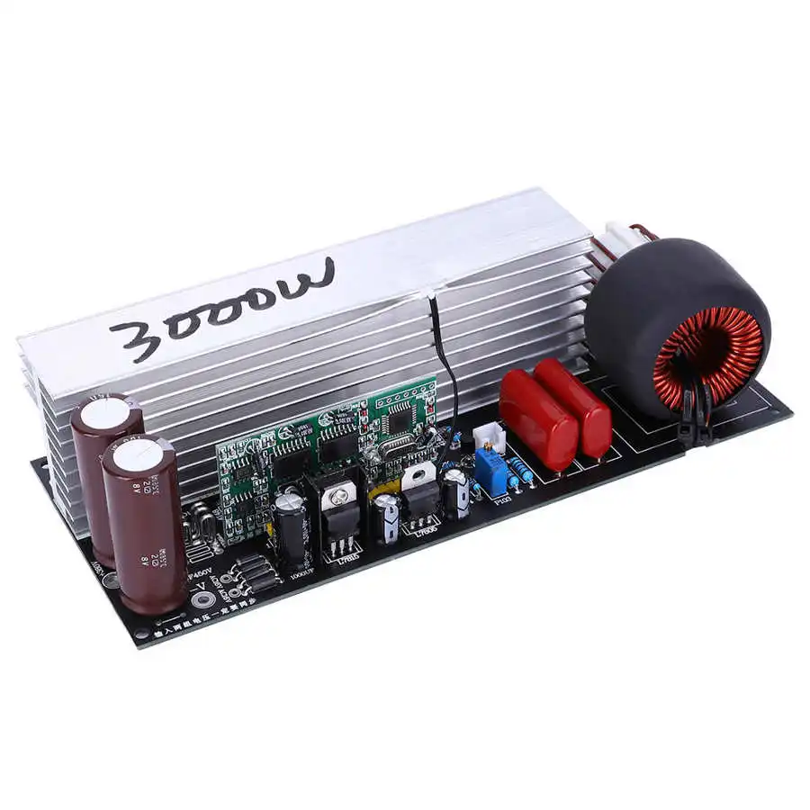 

3000w Boost Converter Pure Sine Inverter Power Board + Heat Sink Post-Stage Boards Correction Frequency Converter