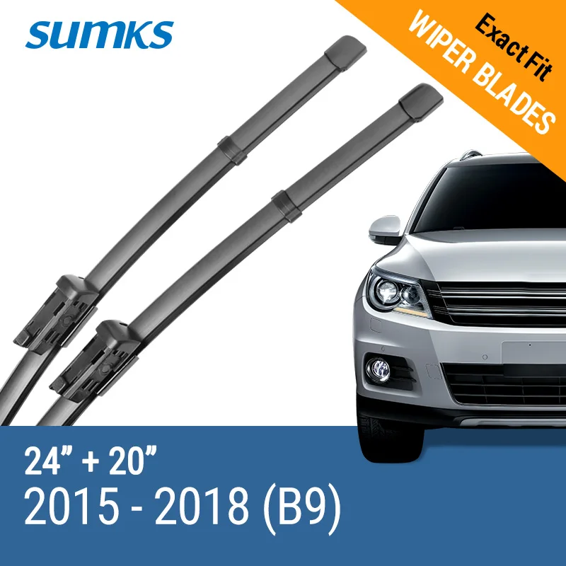 Sumks стеклоочистителей для Audi A4 B5 B6 B7 B8 2000 2001 2002 2003 2004 2005 2006 2007 2008 2009 2010 2011 2012 2013 - Цвет: 2015 - 2019 ( B9 )