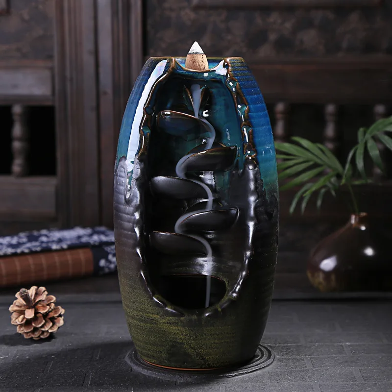 

Incense Furnace Factory Direct Creative Backflow Incense Furnace Many Incense Furnace Office Zen Residue Decoration Items