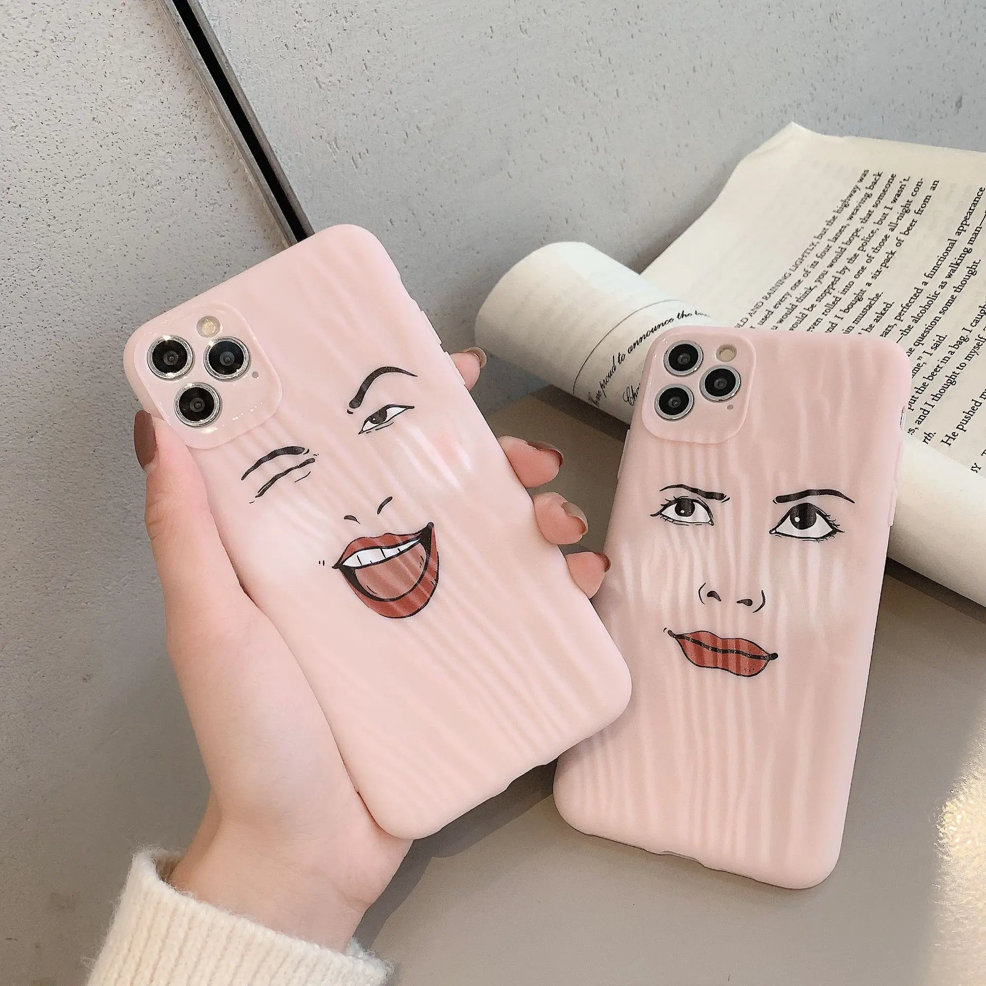 Облегающий чехол для iPhone 11 Pro XS Max X XR 6 S 7 8 Plus задняя крышка милые забавные мягкие