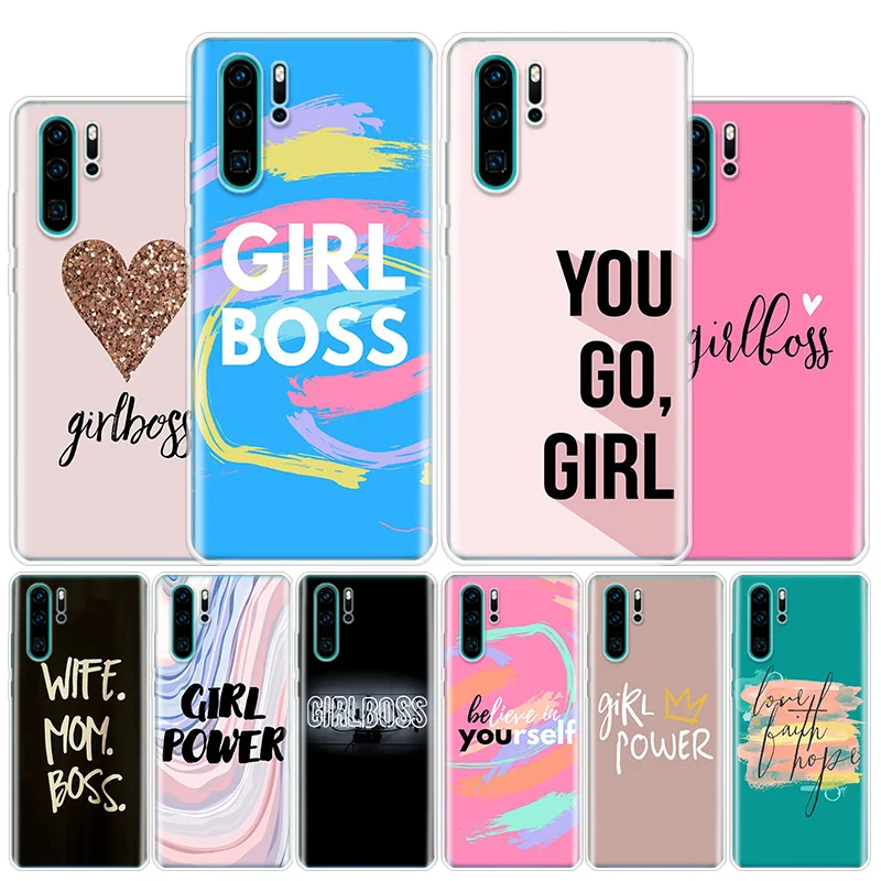 И надписью Girl Boss с Like A для мобильного телефона чехол Huawei Honor 10 9 Lite 8A 8X 8S 7A 7X 9X 20i Pro Y5