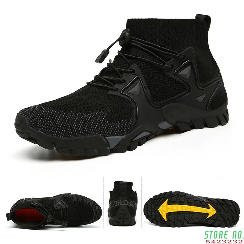 

Кроссовки мужские сетчатые для активного отдыха, дышащие Сникерсы для походов и альпинизма, спортивная обувь для мужчин, лето