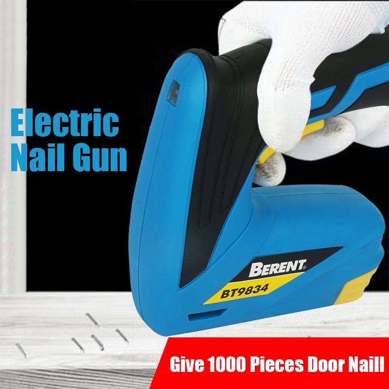 Беспроводной электрический пистолет для ногтей двойной литиевый