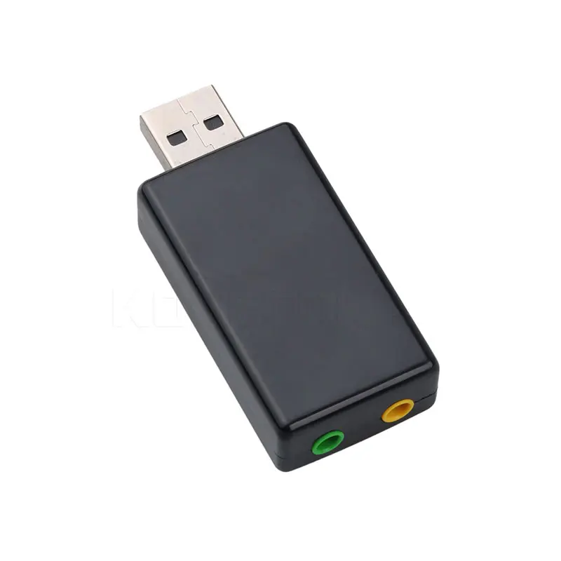 KEBIDUMEI Внешний USB Виртуальный 7 1 канальный 3D динамик аудио микрофон Звуковая карта