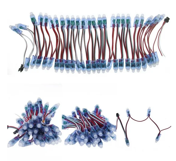 DC5V WS2811 WS2801 RGB IC светодиодный пиксельный Модуль 12 мм Цифровой полноцветный