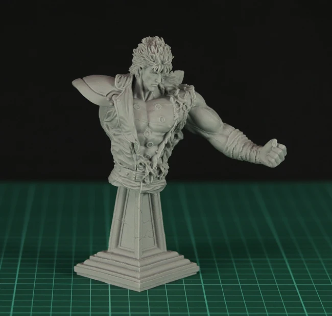 Каучуковая фигурка 1/10 кулак Северной Звезды Kenshiro статуя Неокрашенный гараж смолы модель комплект