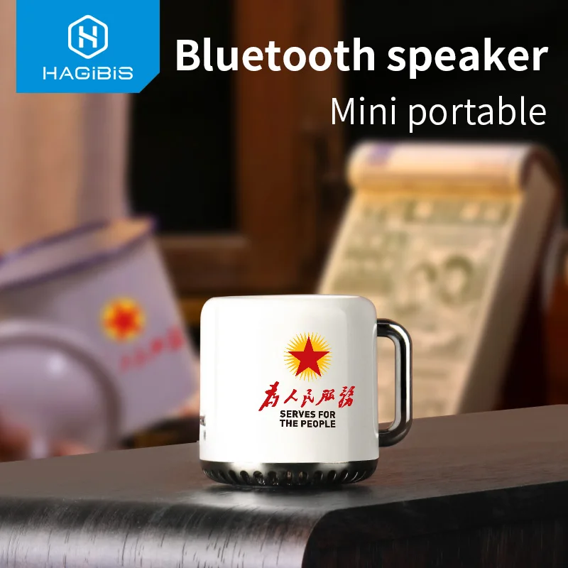 Беспроводная портативная Bluetooth Колонка hagirc 5 0 динамик tws водонепроницаемая