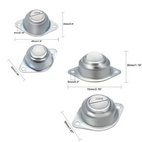 p15f 4pcs round nylon roller ball transfer bearing caster durable bull wheel for processing system