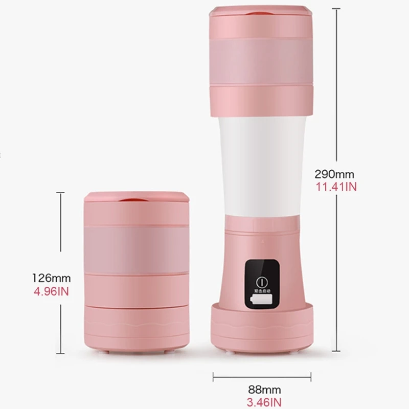 

Portable Blender, Telescopic Personal Blender for Shakes and Smoothies, Mini Jucier Cup Rechargeable Strong Power