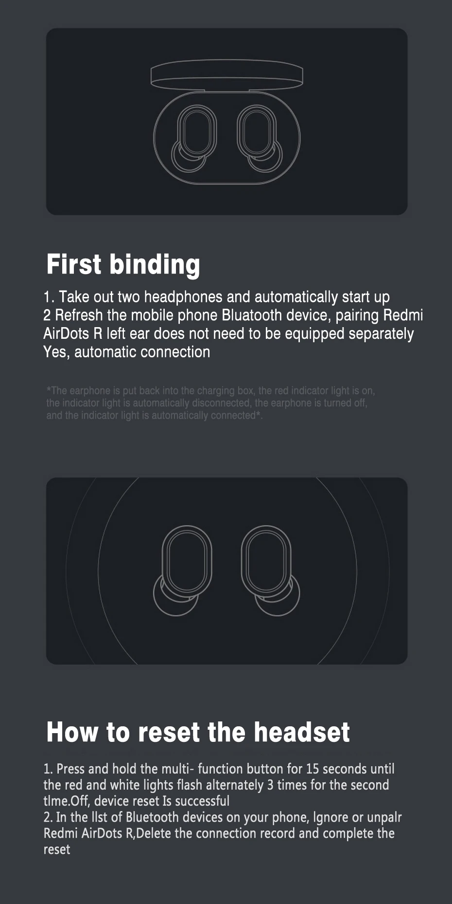 Xiaomi Redmi Airdots, оригинальные беспроводные наушники Xiaomi, TWS, глобальная версия, голосовые Bluetooth 5,0, шумоподавление с микрофоном