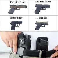 universal iwb concealed carry gun holster with magazine pouch right hand draw pistol pouch fits for glock 19 17 26 27 43 sw mp