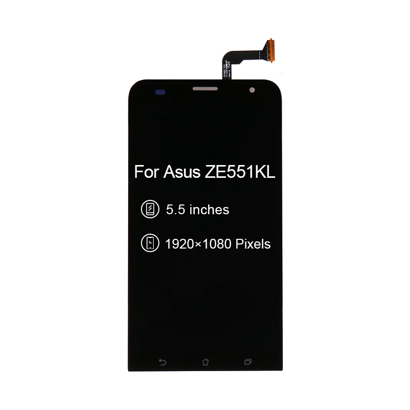 Для Asus Zenfone 2 Laser ZE551KL Z00TD ЖК-дисплей + сенсорный дигитайзер в сборе для LCD Мобильный