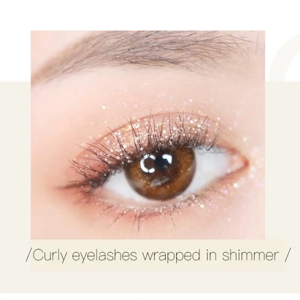 Тушь для ресниц с алмазным блеском быстросохнущая водостойкая стойкая завивка