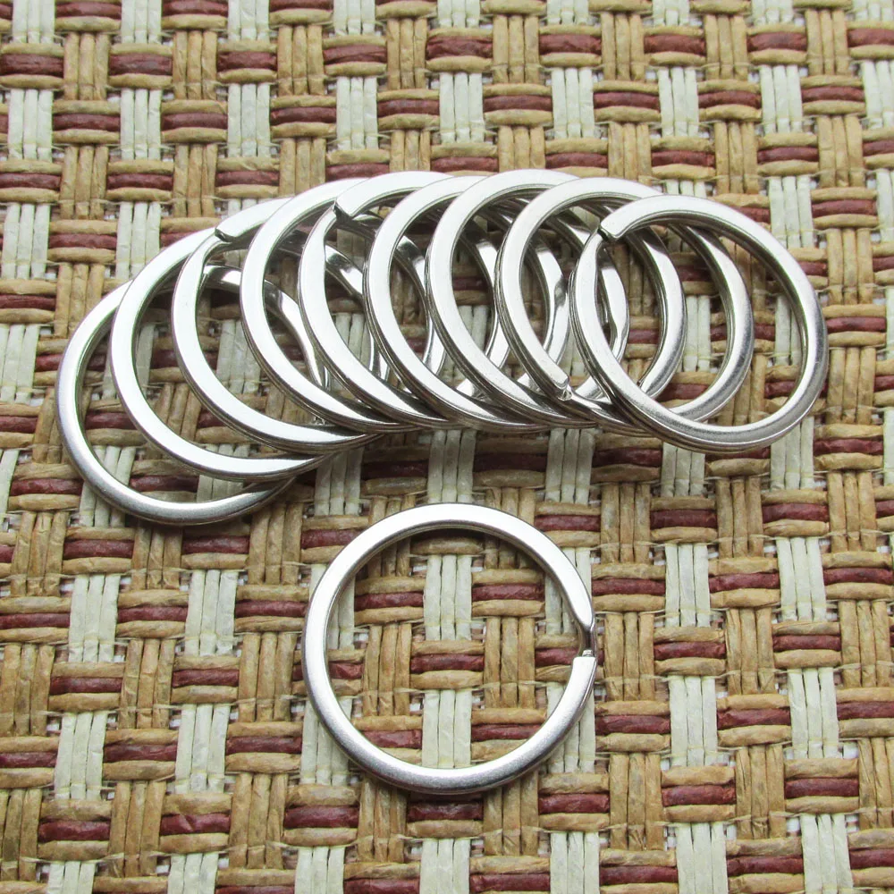 100 шт./лот плоские брелоки для ношения собака Метки Подвески зеркальные