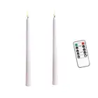 Свечи светодиодные беспламенные, на батарейках, 2 шт., домашние украшения для Хэллоуина