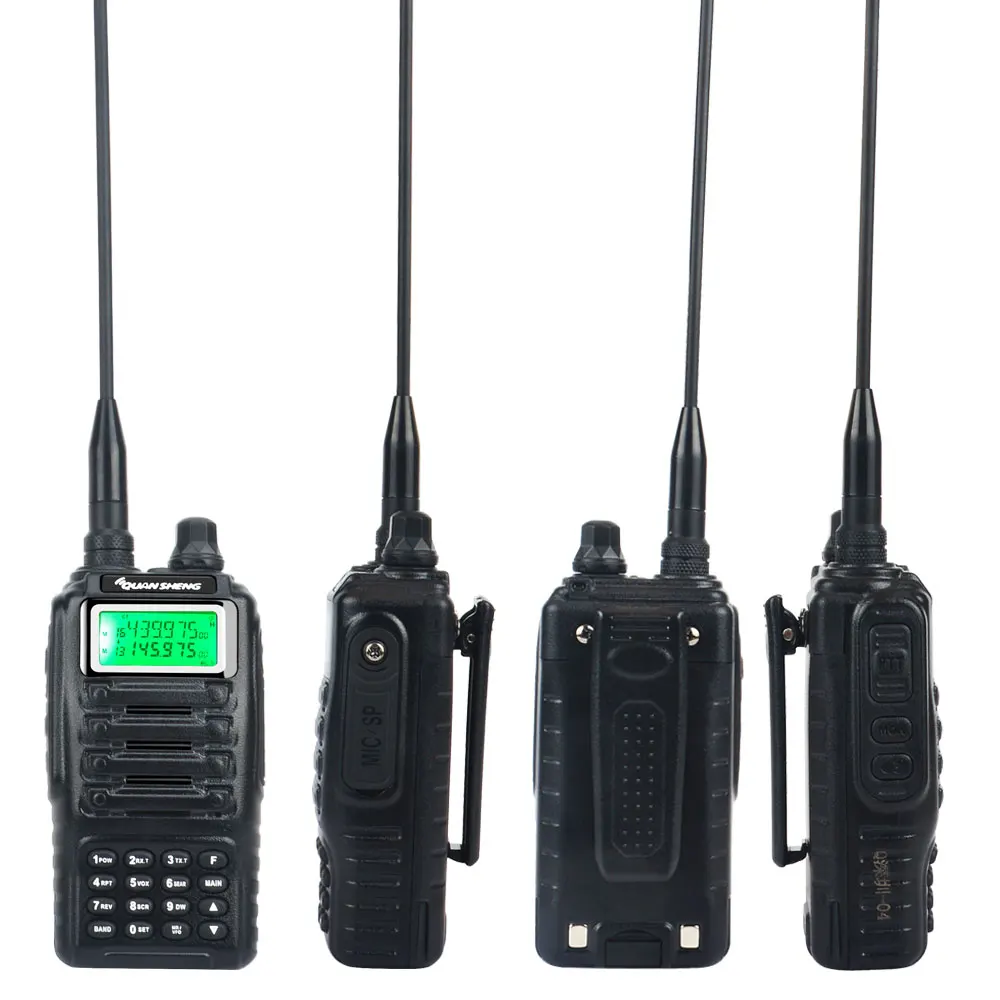 Двухдиапазонная портативная рация Quansheng двухсторонняя CB радио UHF и VHF LCD TG UV2 для