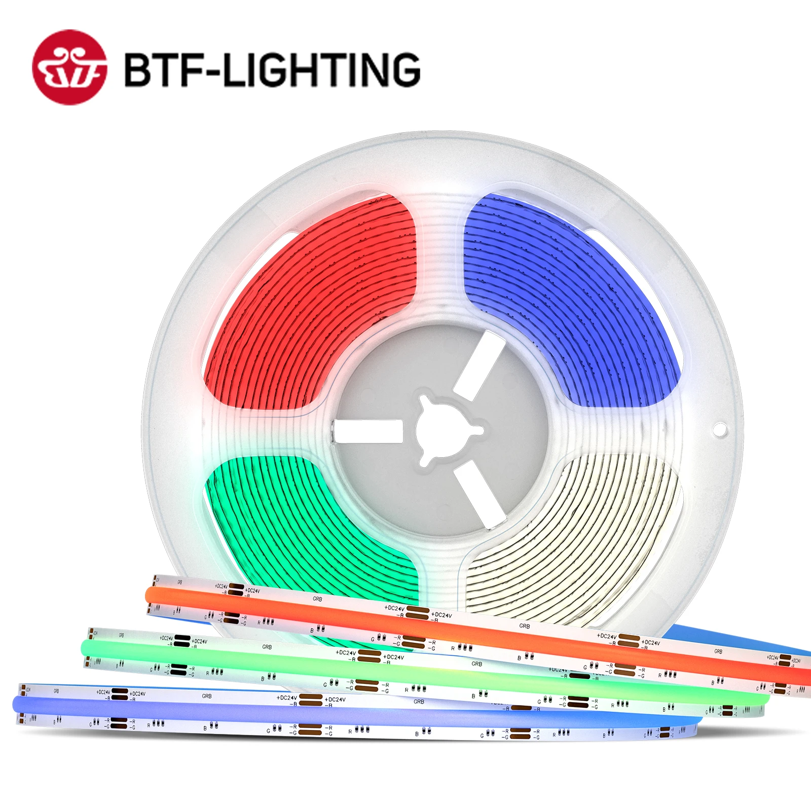 Светодиодная лента FCOB гибкая RGB светильник высокой плотности с линейным